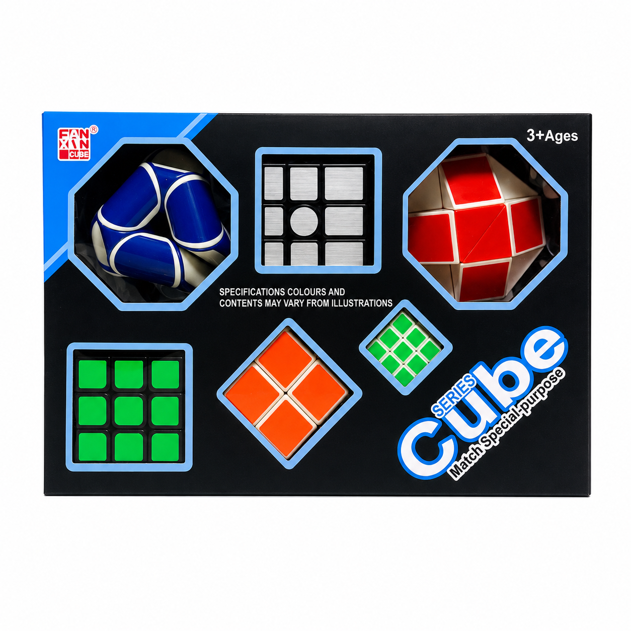 FanXin Cube Series 6-in-1 Speed Cube Gift Set