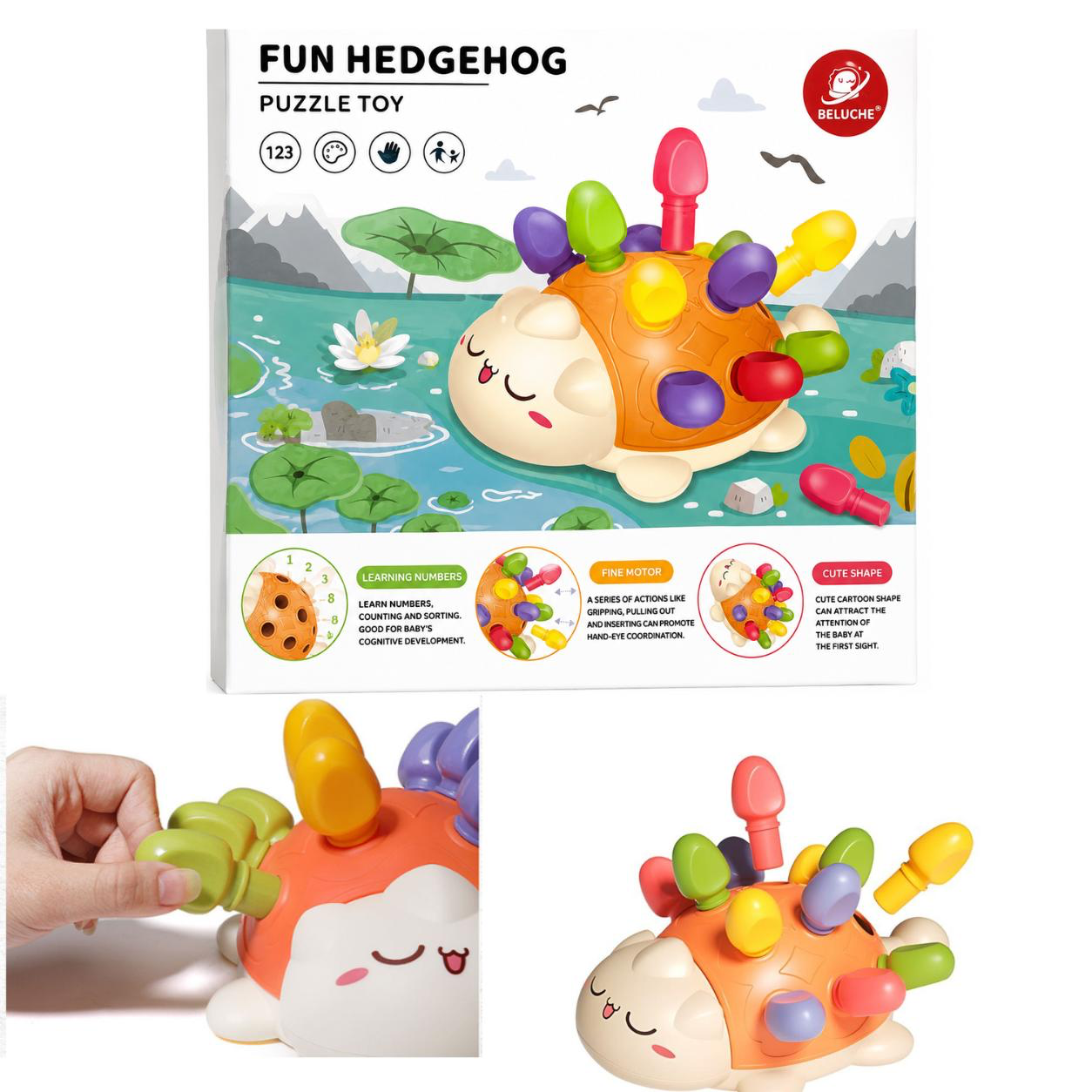 Fun Hedgehog Puzzle Toy