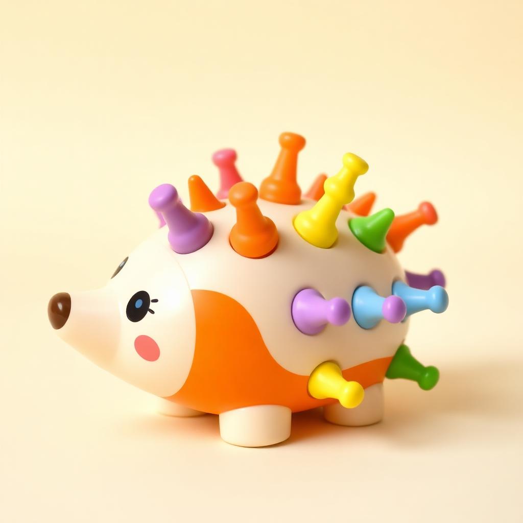 Fun Hedgehog Peg Toy