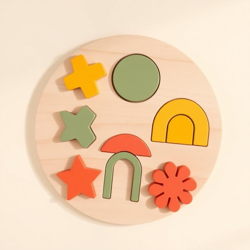 Wooden Shape Sorter Board